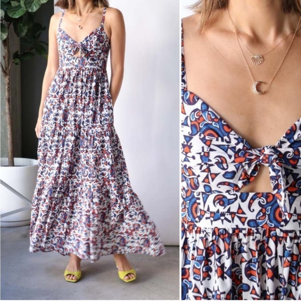 XiRENA Lolita Dress in Amalfi Blue